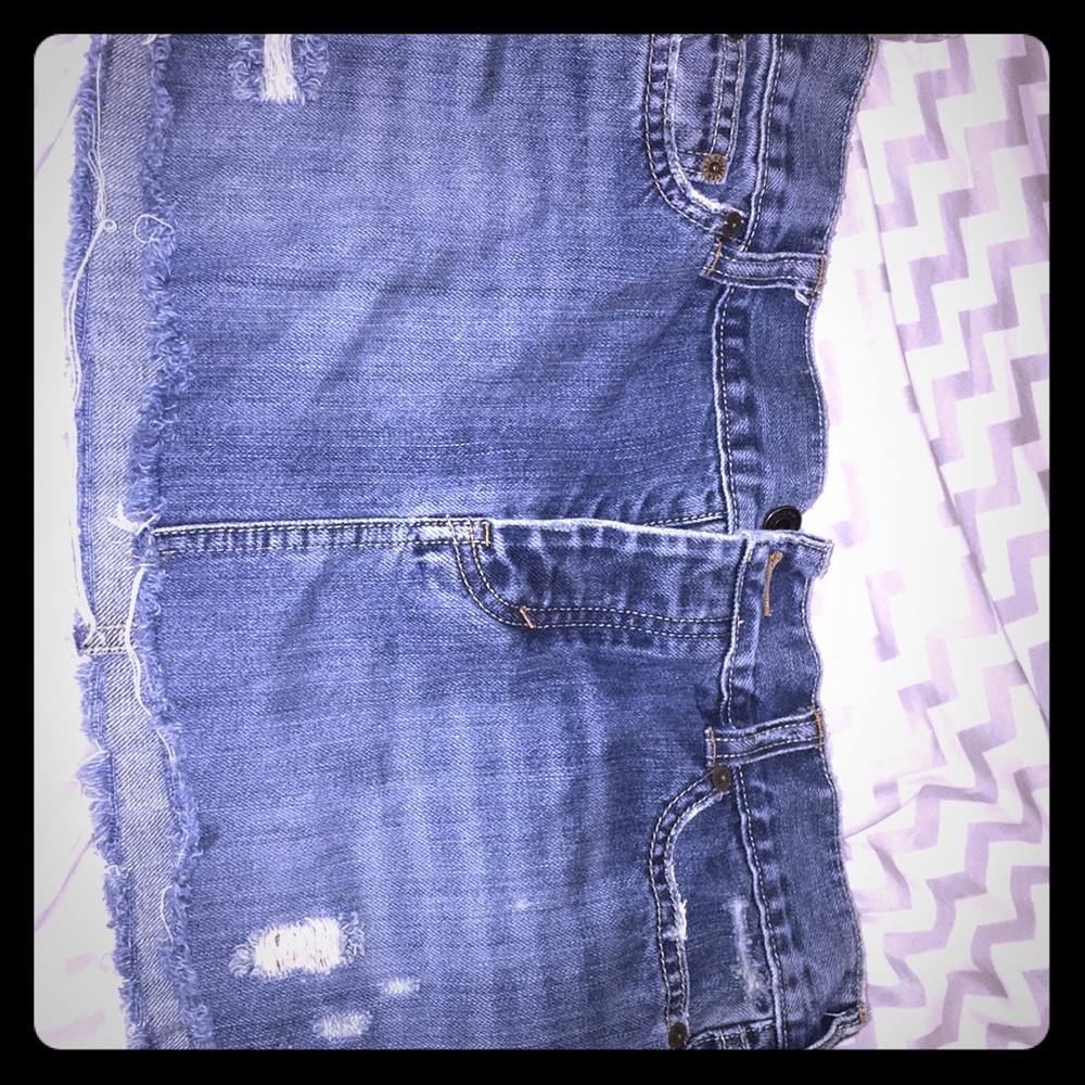 jean skirt